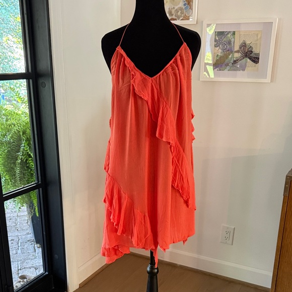 Free People Dresses & Skirts - Free People Coral Backless Dress